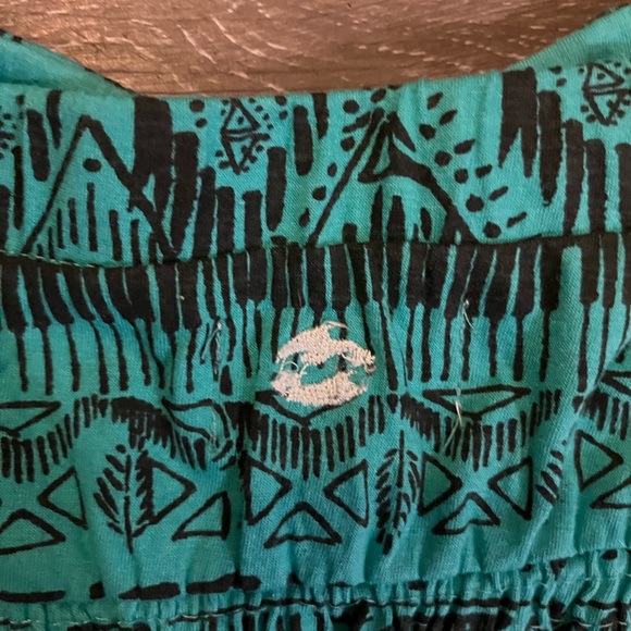 Billabong romper dress black and teal size medium - Picture 7 of 10